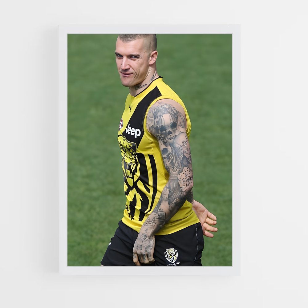 Poster Dustin martin australien – affiche Football australien (vue 3)